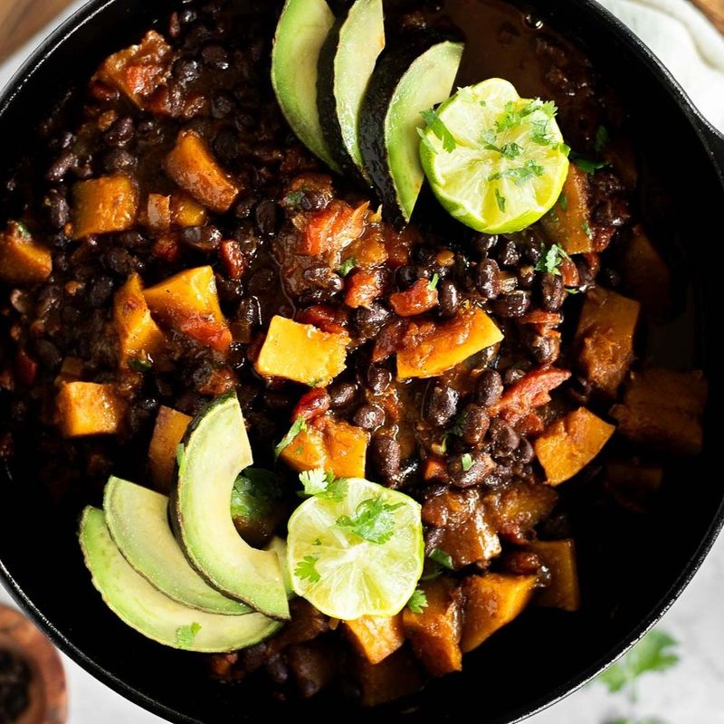 Spicy Pumpkin and Black Bean Chili