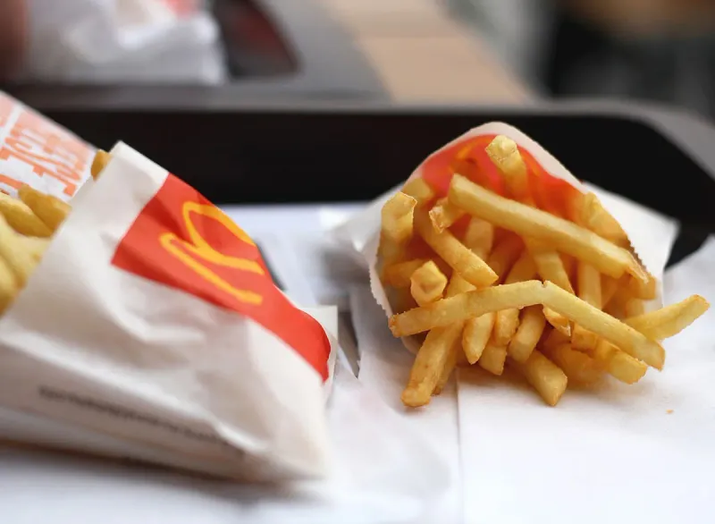 Small Fries And Side Salad
