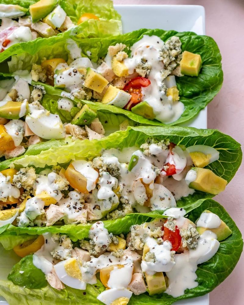 Egg Salad Lettuce Wraps