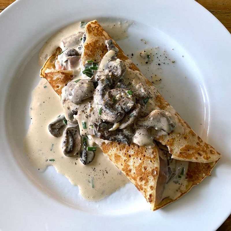 Sautéed Mushrooms & Gruyère Cheese