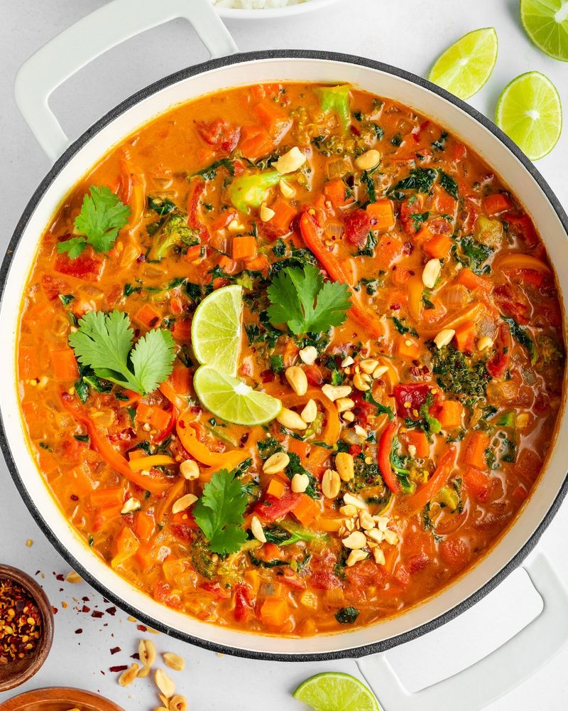 Tropical Coconut Curry Chili