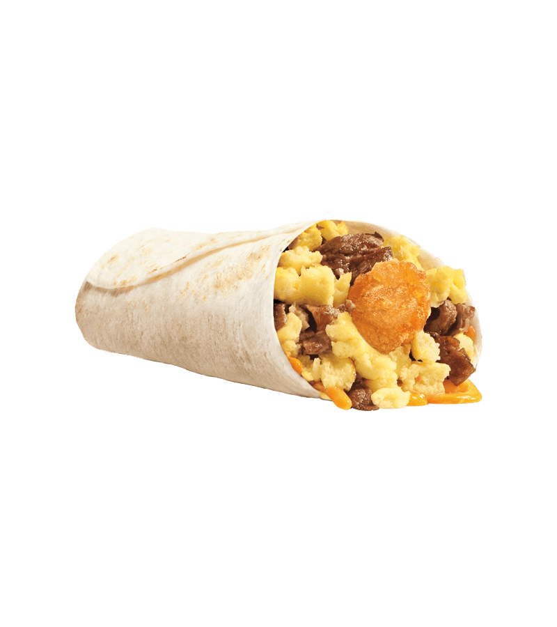 Ultimate Meat & Cheese Breakfast Burrito