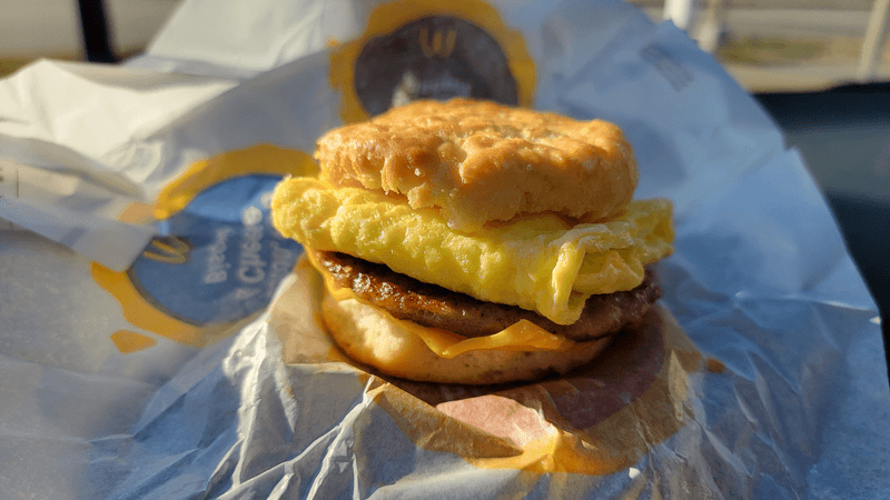 Subway Egg And Cheese Biscuit