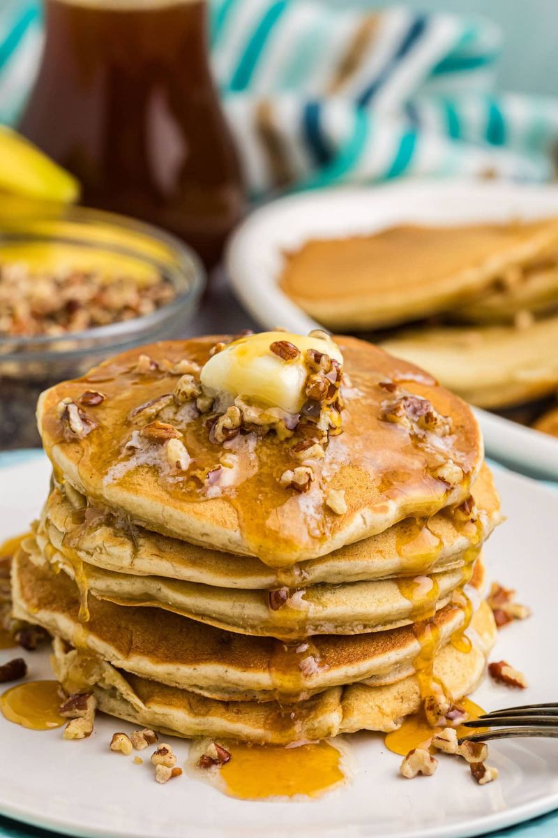 Caramelised Banana & Pecans 