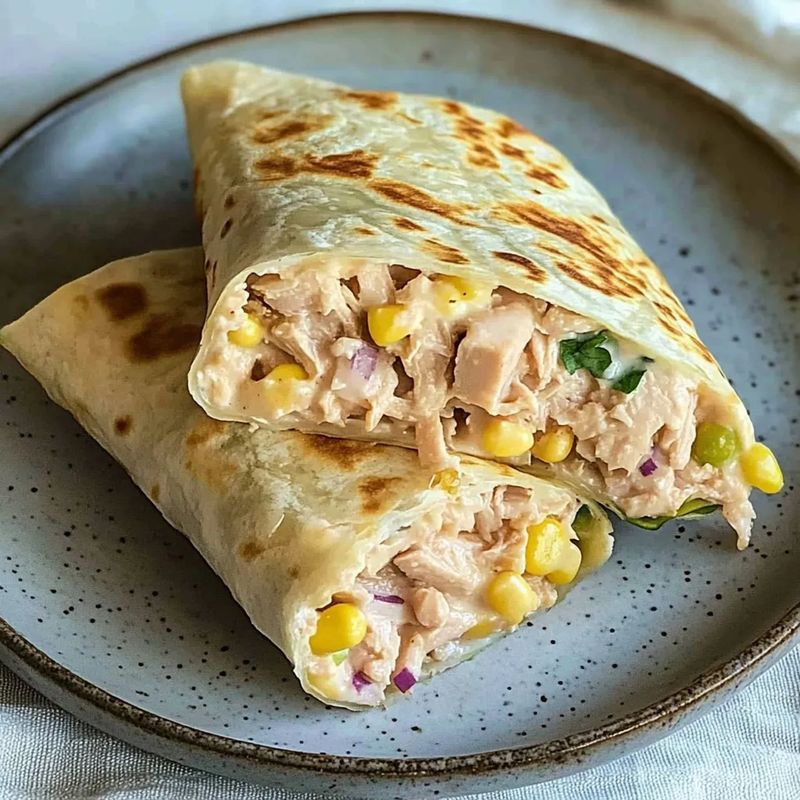 Tuna Melt Wraps