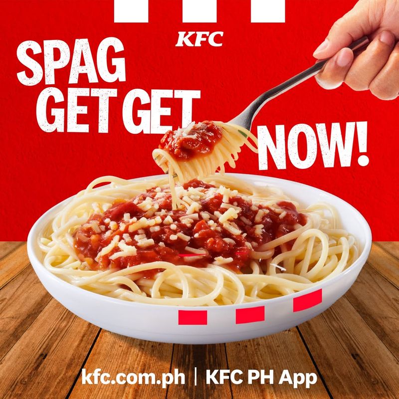 Spaghetti: KFC Philippines