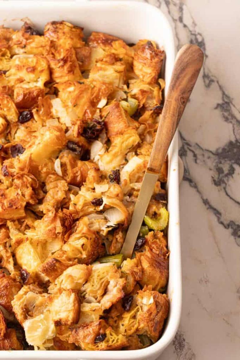 Classic Herb Croissant Stuffing