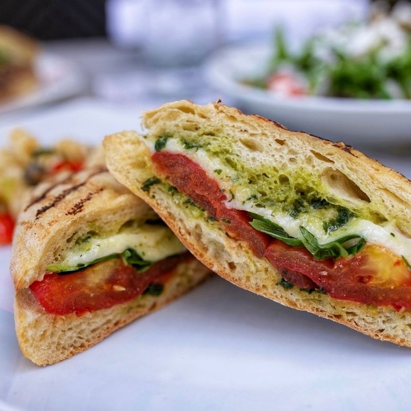 Caprese Panini with Pesto