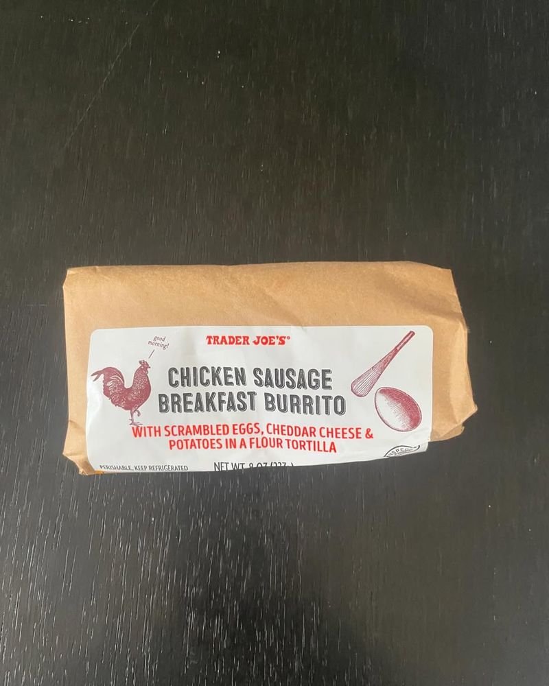 Chicken Sausage Breakfast Burrito