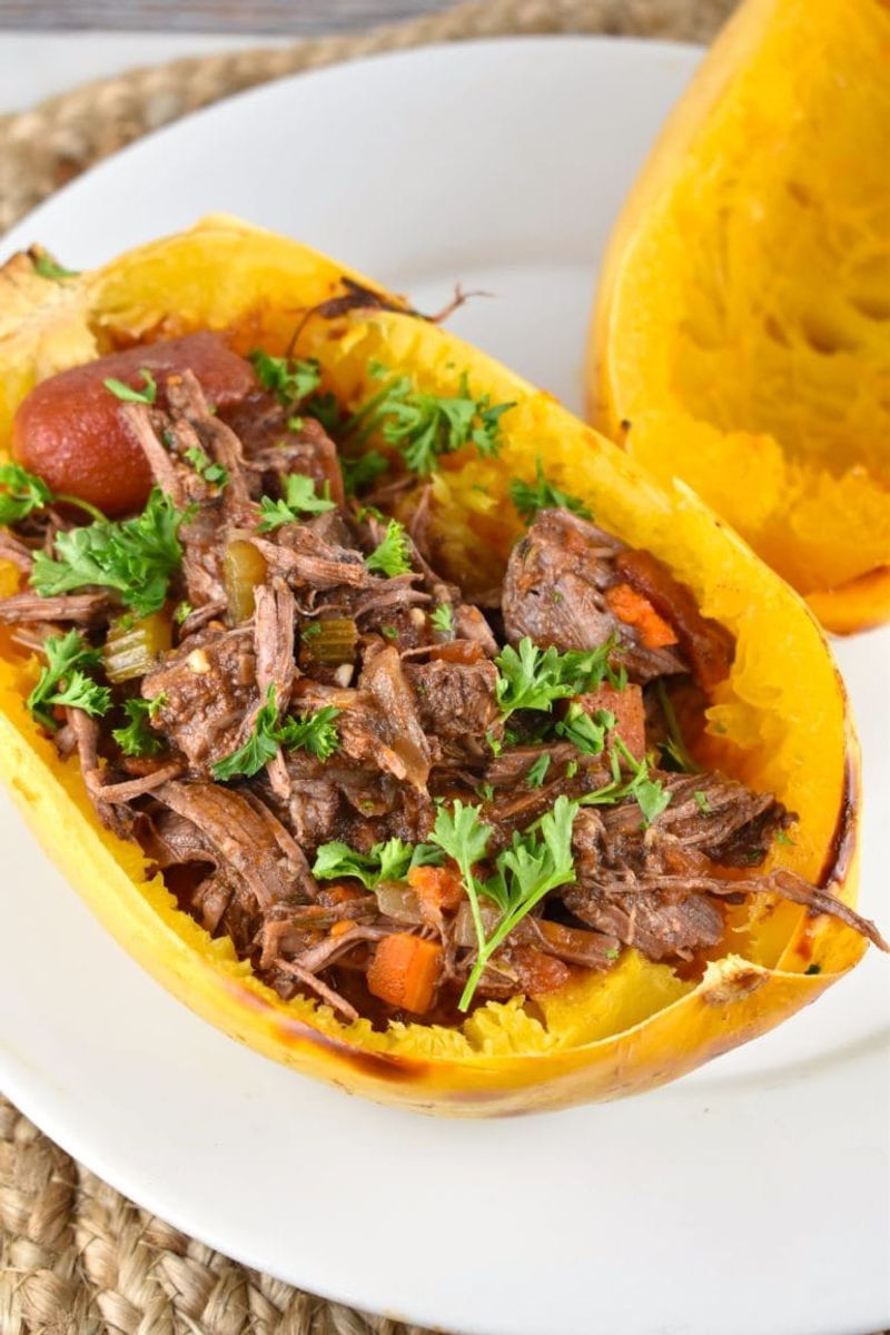 Slow-Cooker Ragù with Spaghetti Squash