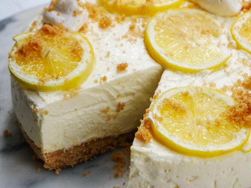No-Bake Lemon Ricotta Cake
