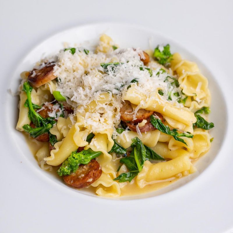 Pasta Dishes Swimming in Cream Sauce