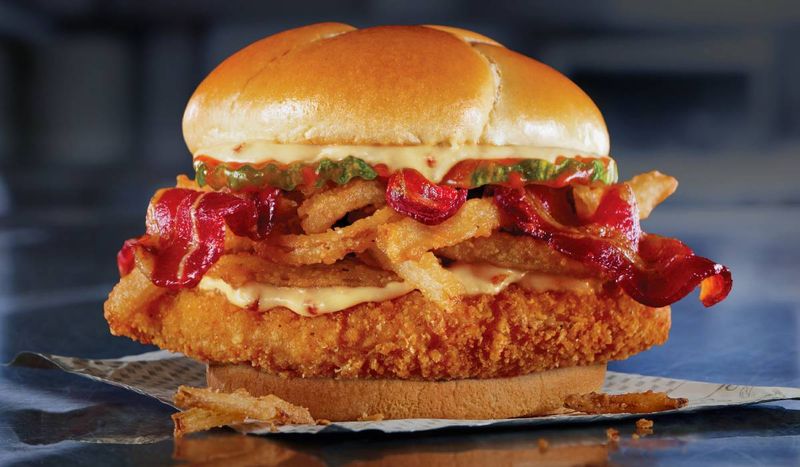 Rally’s Bacon Biscuit