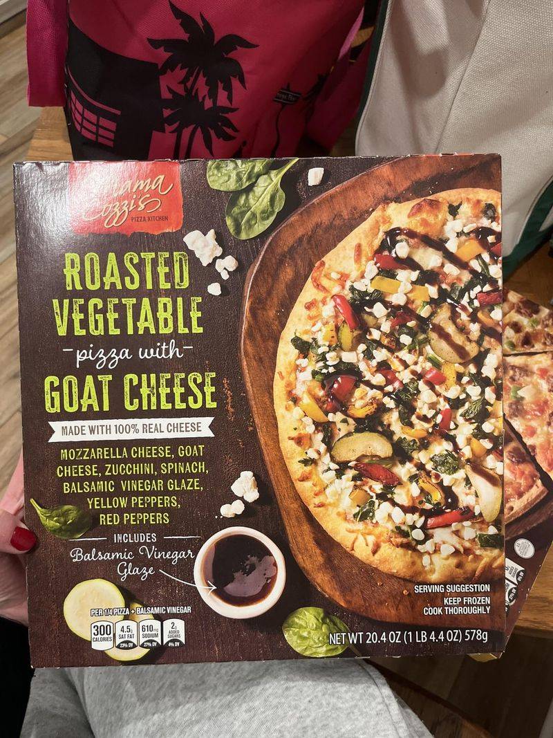 Mama Cozzi's Pizza Kitchen Roasted Vegetable with Goat Cheese ($8.79)