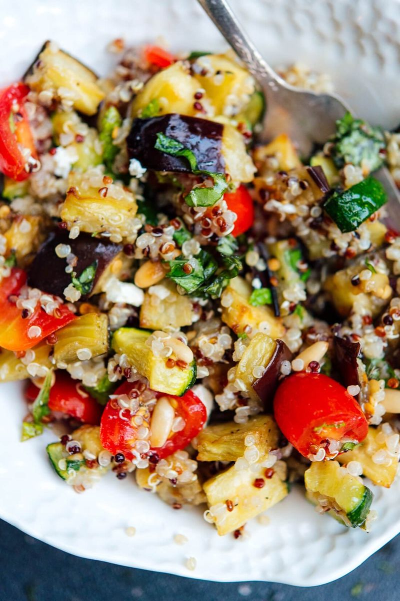 Quinoa and Roasted Vegetable Bowls