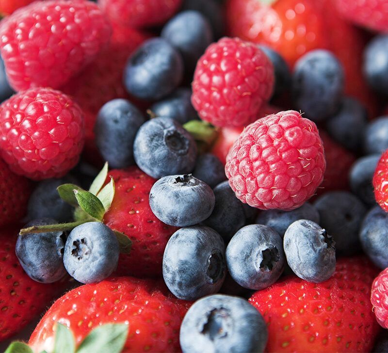 Berries (Blueberries, Strawberries, Raspberries)