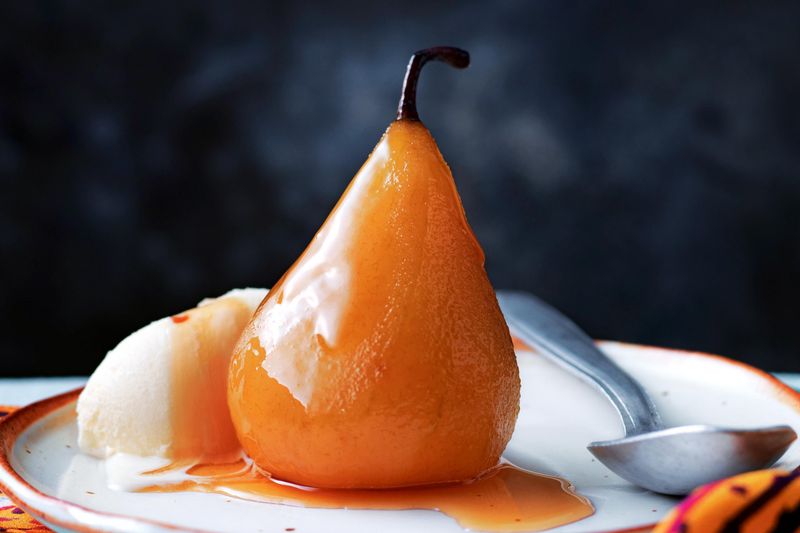 TEA: Poached Pears