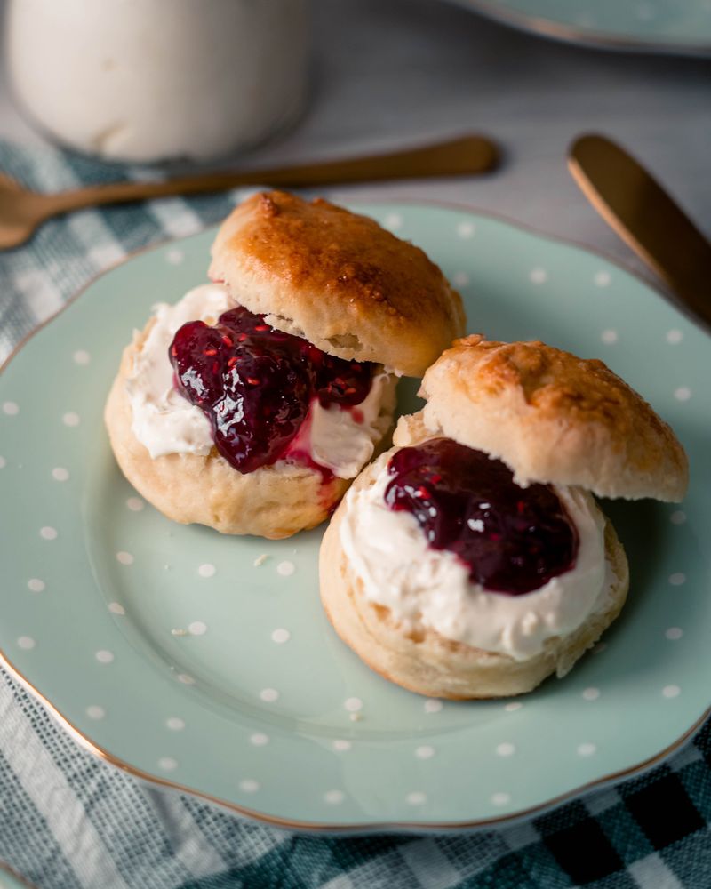 TEA: Scones with Clotted Cream and Jam