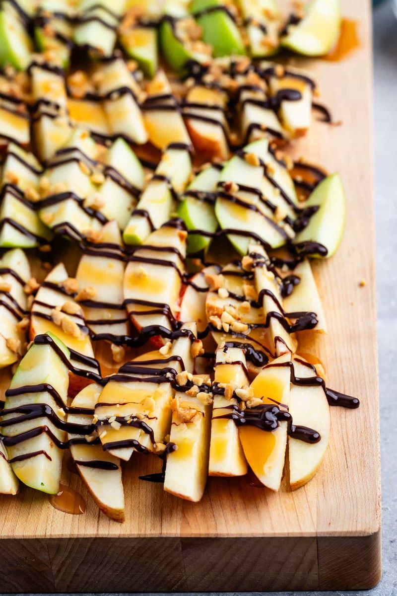 TWIST: Salted Caramel Apple Nachos