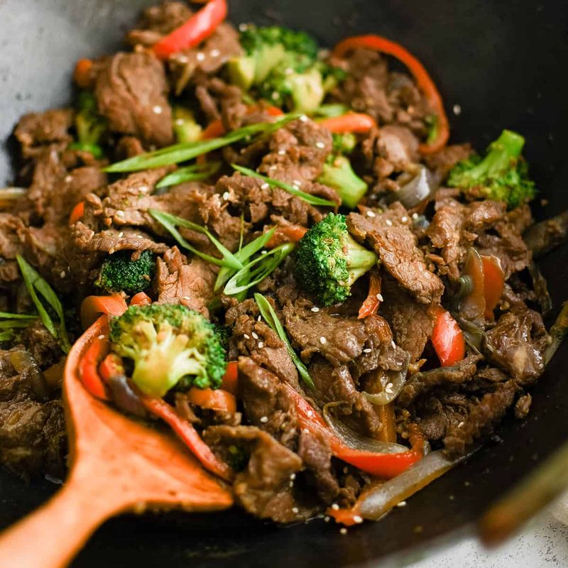 Sesame Steak Stir Fry