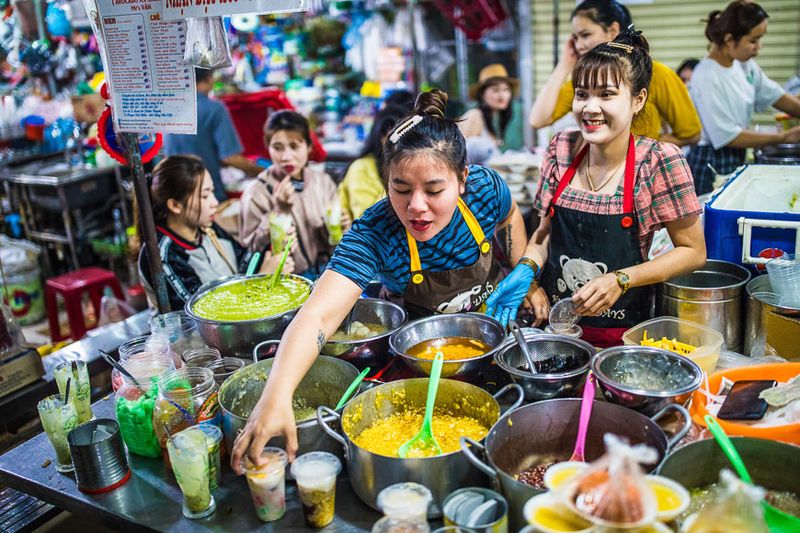 Pho from a Bustling Street Cart (Vietnam)