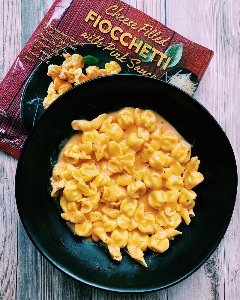Cheese Filled Fiocchetti with Pink Sauce