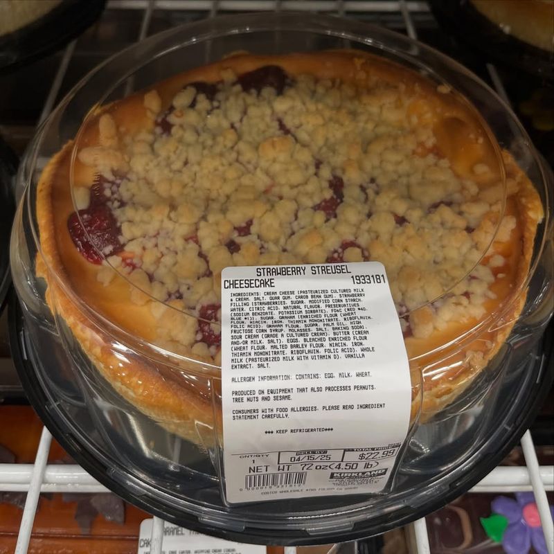 Kirkland Signature Strawberry Streusel Cheesecake