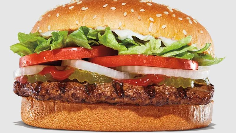 The Whopper's Flame-Grilled Flavor
