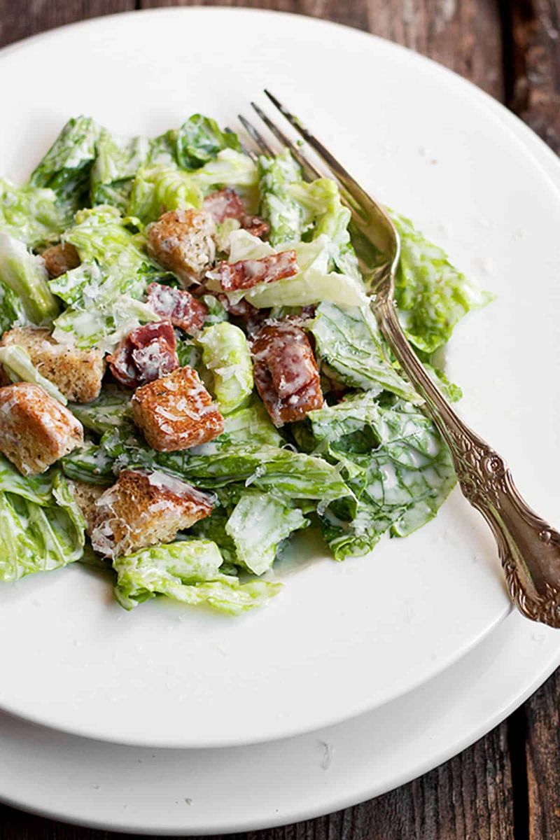 Caesar Salad with Creamy Dressing