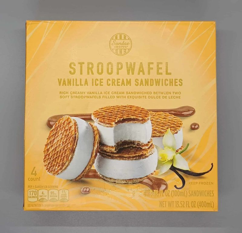 Sundae Shoppe Stroopwafel Ice Cream Sandwiches ($4.99)