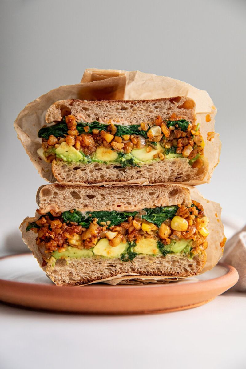 Tempeh Breakfast Sandwich