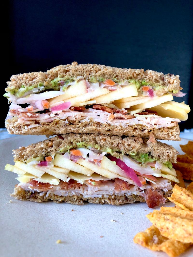 Turkey and Apple Sandwich