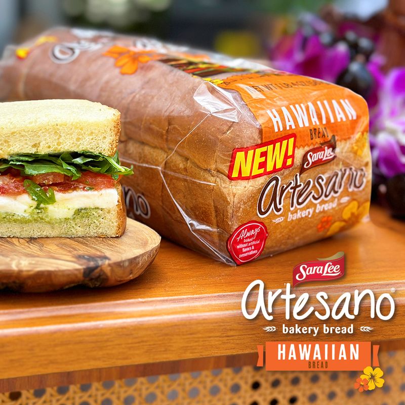 Top: Sara Lee Artesano Hawaiian Bread
