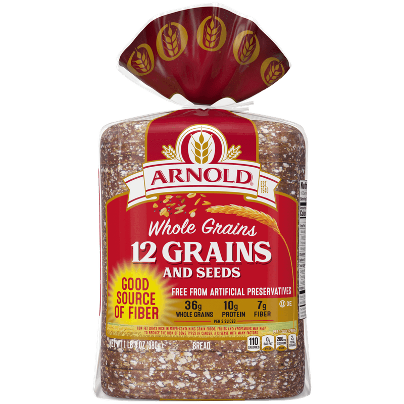 Top: Arnold 12 Grains Bread