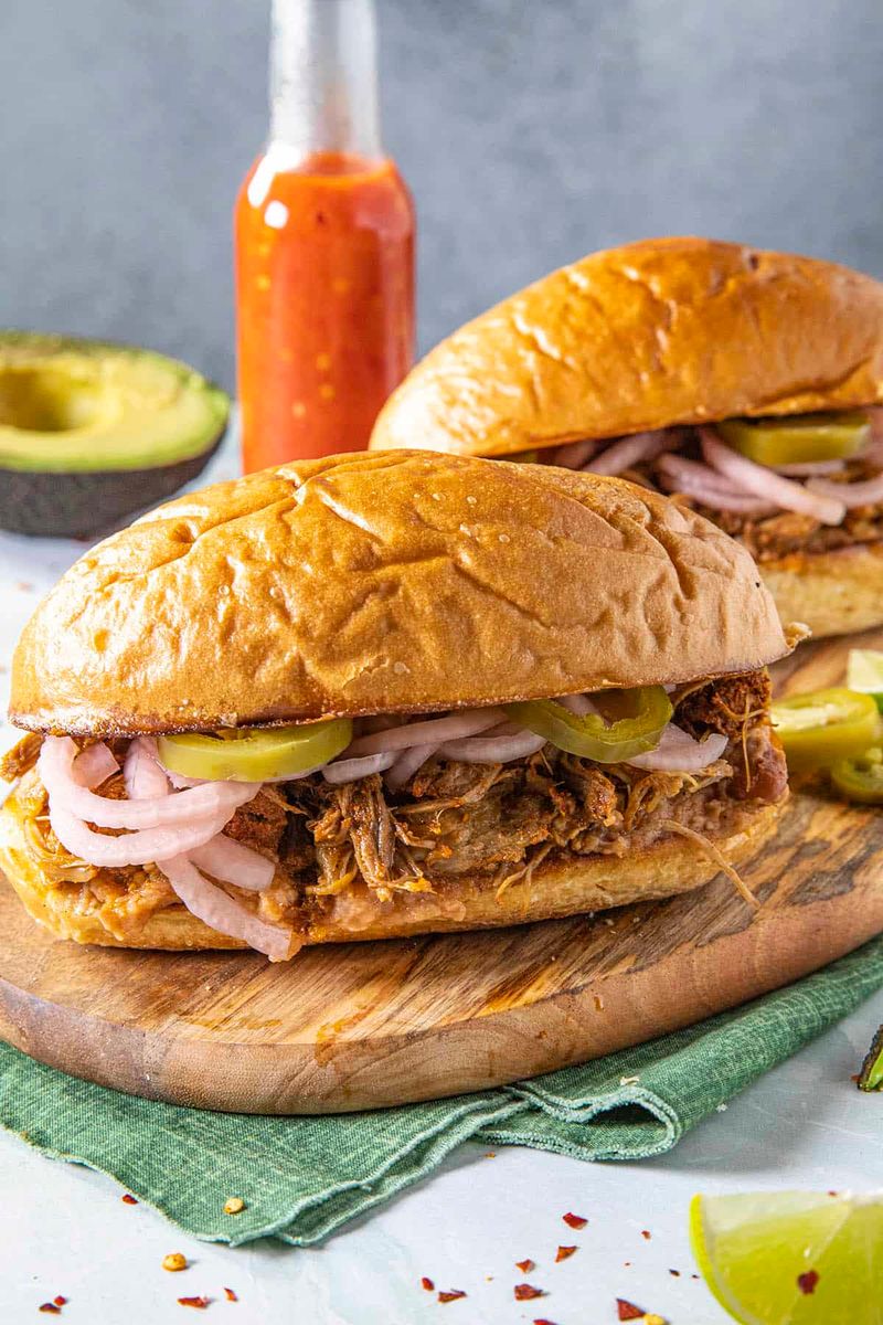 Torta de Cochinita Pibil
