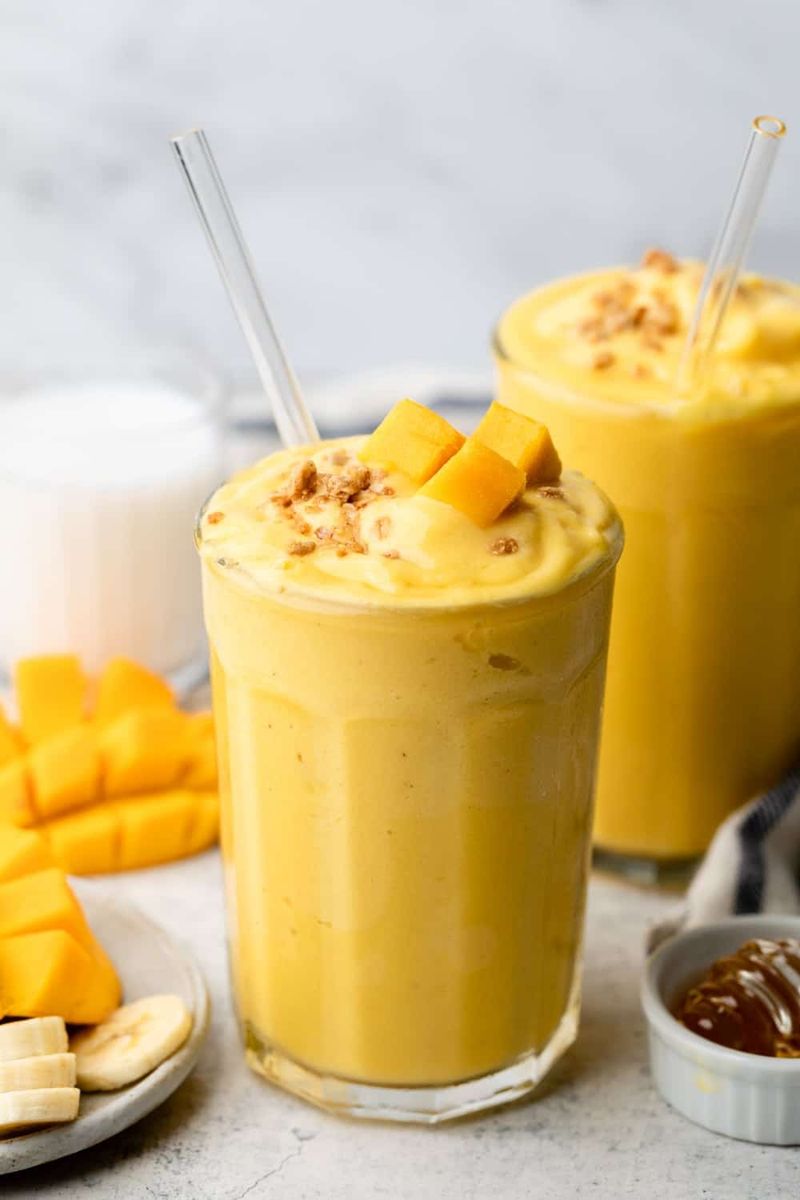 Tropical Mango Coconut Milkshake