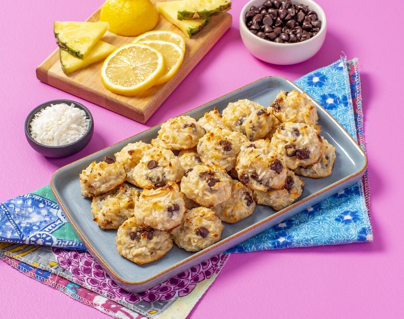 Tropical Pineapple Coconut Clusters