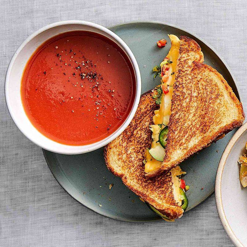 Grilled Cheese and Tomato Soup