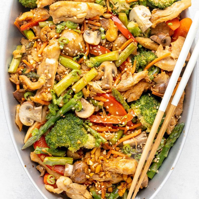 Frozen Cauliflower Rice Stir Fry