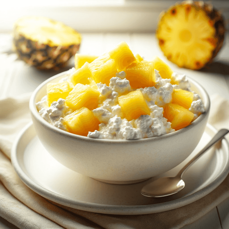Cottage Cheese and Pineapple Bowl