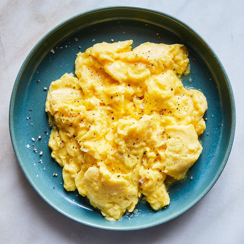 Whip Eggs With Cornstarch For Extra-Fluffy Scrambles