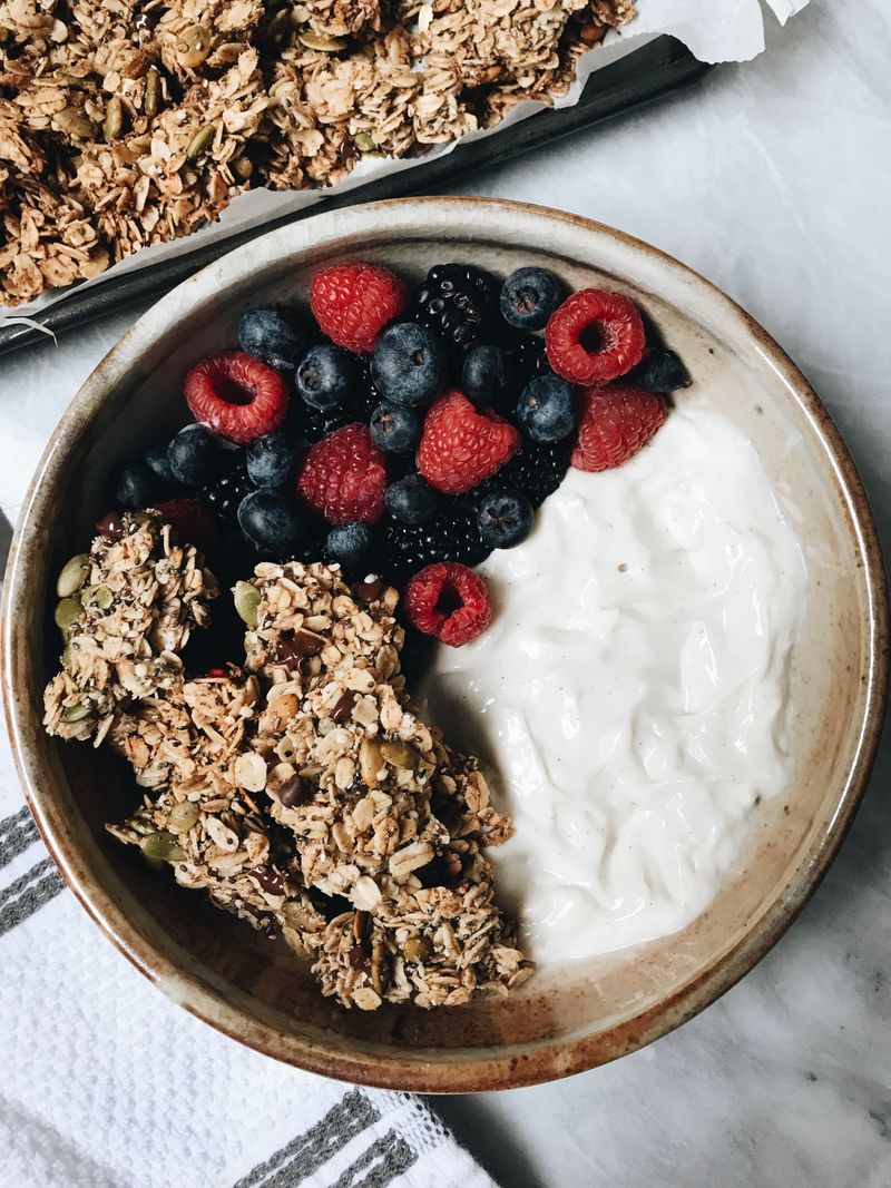 Vegan Yogurt & Granola Bowl