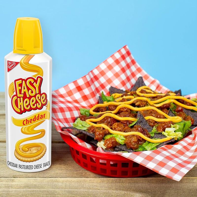 Spray Cheese (e.g., Easy Cheese)