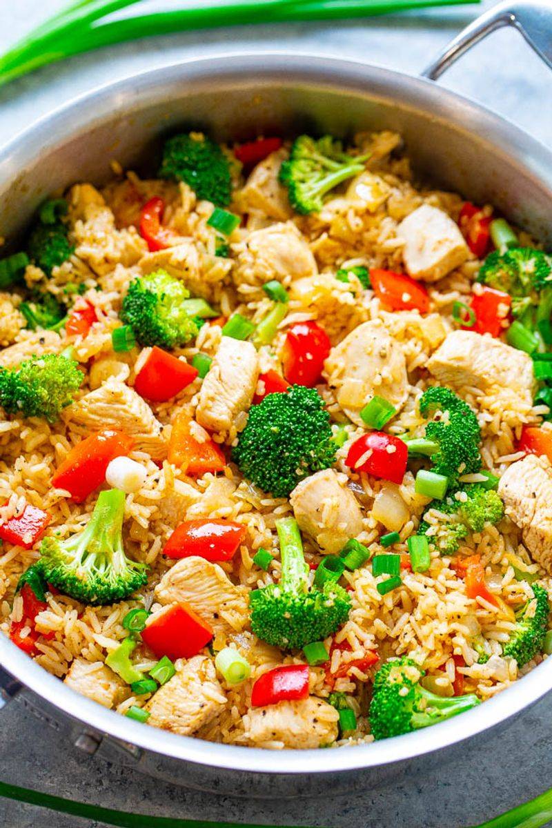 BEFORE: Chicken, Rice & Vegetables