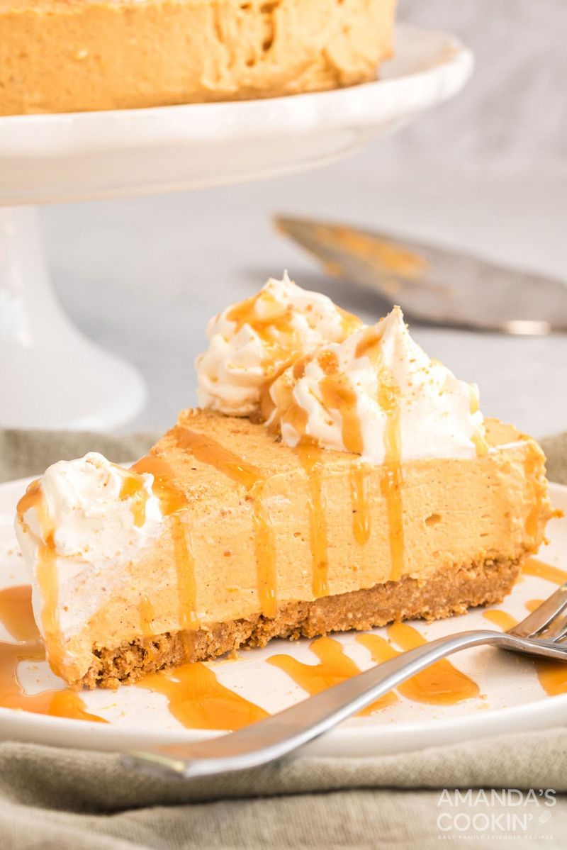Pumpkin Spice No-Bake Cake