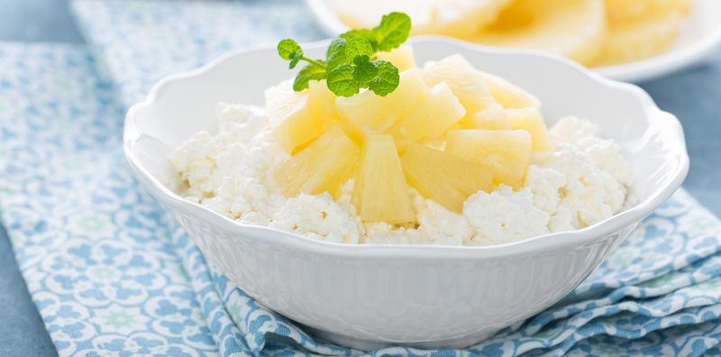 AFTER: Cottage Cheese with Pineapple