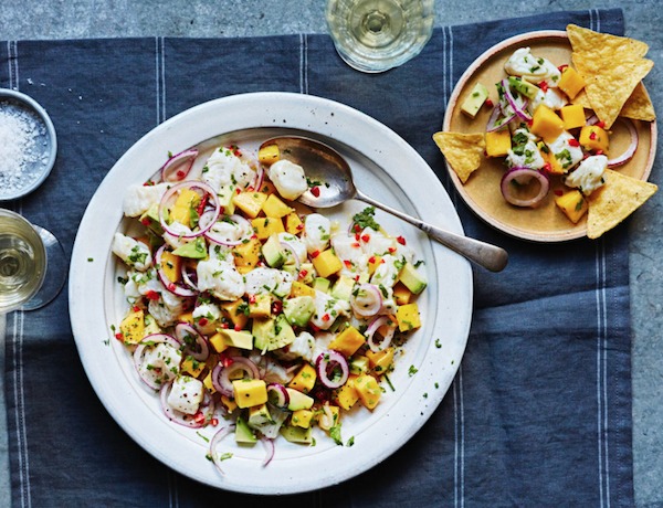 Octopus Ceviche with Avocado and Mango