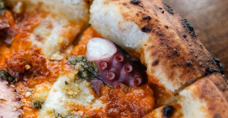 Octopus Pizza with Burrata and Arugula: A Coastal Delight You’ll Crave
