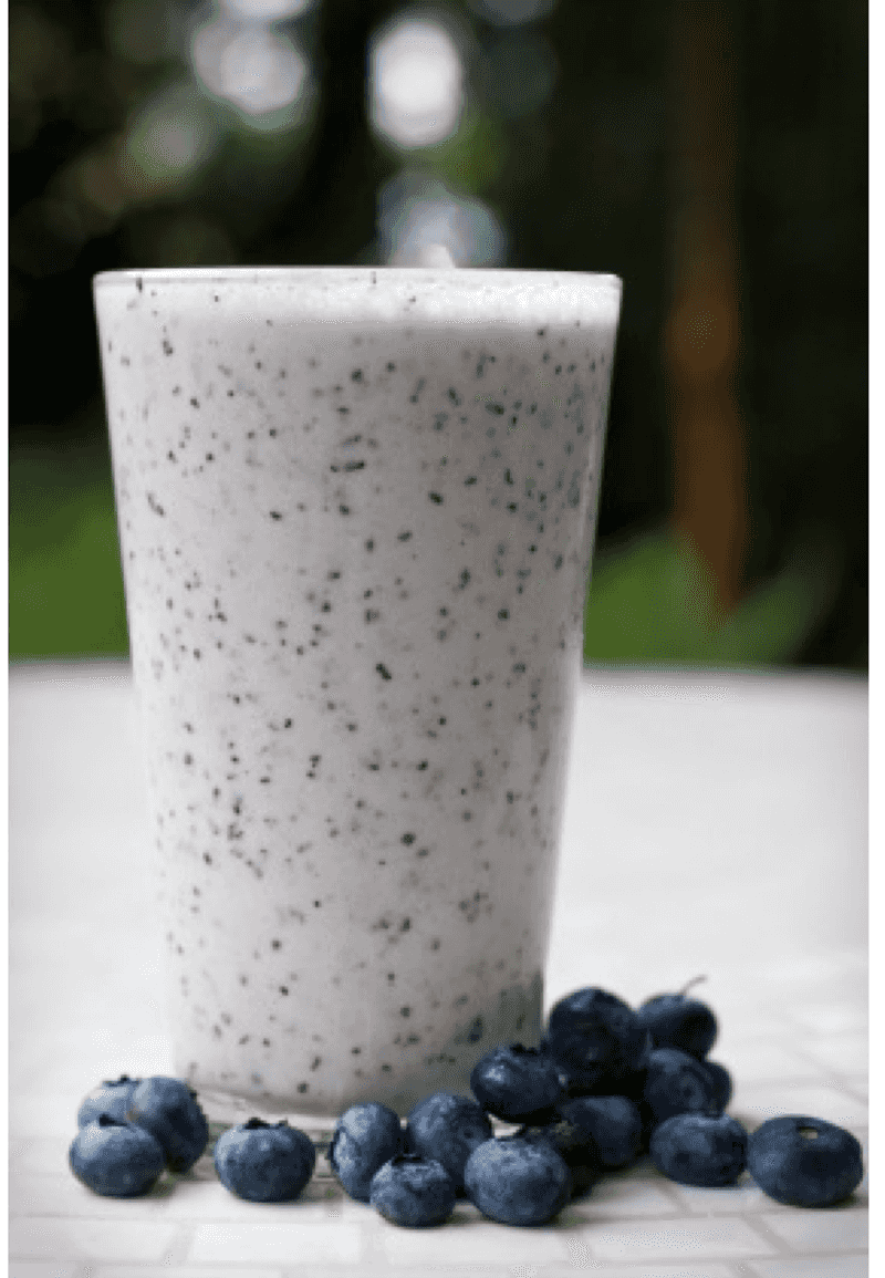 Flaxseed Blueberry Smoothie