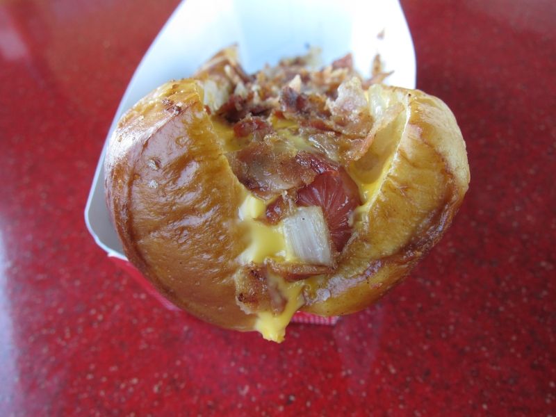Sonic’s Cheesy Bacon Pretzel Pub Burger